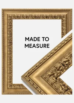 Ramme Drottningholm Guld III - Valgfri Størrelse (Plexiglas)