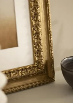 Ramme Drottningholm Guld III - Valgfri Størrelse (Plexiglas)