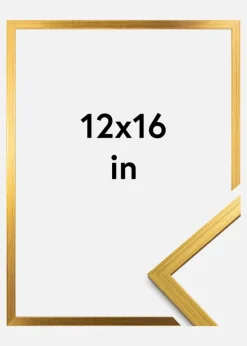 Ramme Edsbyn Akrylglas Guld 12x16 inches (30,48x40,64 cm)
