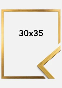 Ramme Edsbyn Akrylglas Guld 30x35 cm