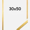Ramme Edsbyn Akrylglas Guld 30x50 cm