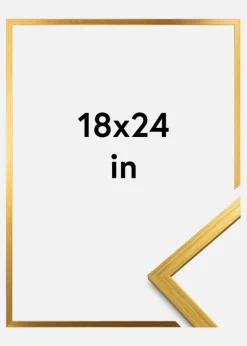 Ramme Edsbyn Akrylglas Guld 18x24 inches (45,72x60,96 cm)