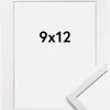 Ramme Edsbyn Akrylglas Hvid 9x12 cm