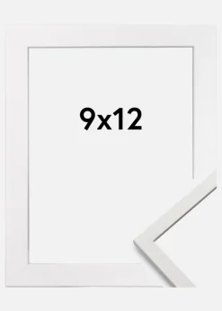 Ramme Edsbyn Akrylglas Hvid 9x12 cm