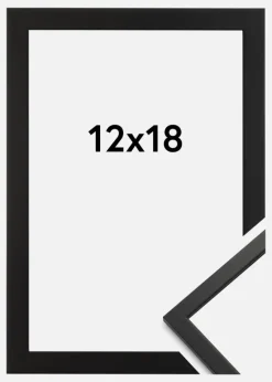 Ramme Edsbyn Akrylglas Sort 12x18 cm