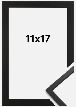 Ramme Edsbyn Akrylglas Sort 11x17 cm