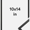Ramme Edsbyn Akrylglas Sort 10x14 inches (25,4x35,56 cm)