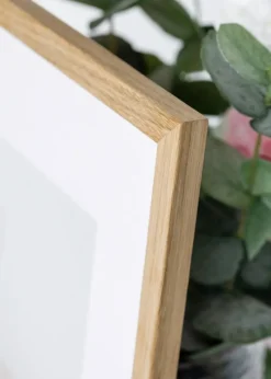 Ramme Edsbyn Eg 9x12 cm - Passepartout Hvid 6x9 cm