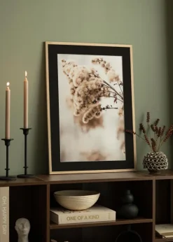 Ramme Edsbyn Eg 50x60 cm - Passepartout Sort 40x50 cm