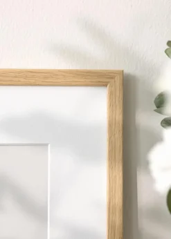 Ramme Edsbyn Eg 20x25 cm - Passepartout Hvid 5x7 inches