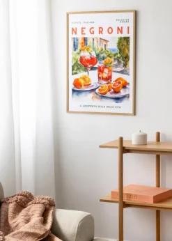 Ramme Edsbyn Eg 35x50 cm - Passepartout Hvid 9x12 inches