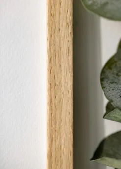 Ramme Edsbyn Eg 40x65 cm - Passepartout Hvid 30x55 cm