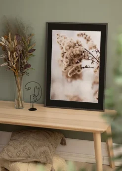 Ramme Edsbyn Grafit 40x50 cm - Passepartout Sort 27x35 cm