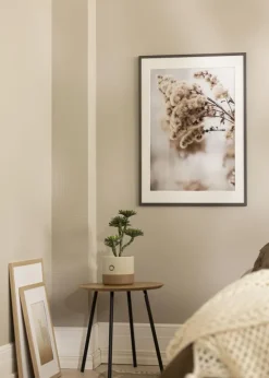 Ramme Edsbyn Grafit 40x60 cm - Passepartout Hvid 32,9x48,3 cm (A3+)