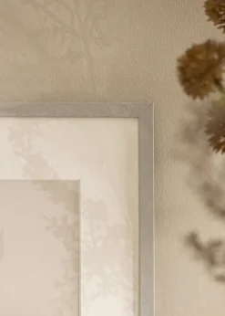 Ramme Edsbyn Grey 30x70 cm - Passepartout Hvid 20x60 cm