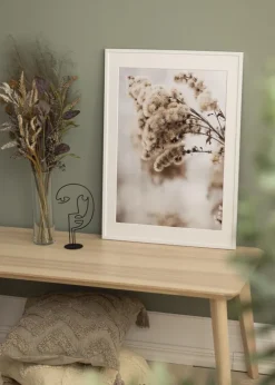 Ramme Edsbyn Hvid 40x70 cm - Passepartout Hvid 25x60 cm