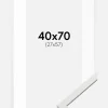 Ramme Edsbyn Hvid 40x70 cm - Passepartout Hvid 28x58 cm