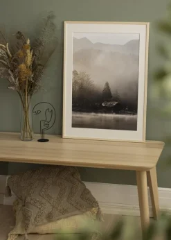 Ramme Edsbyn Løn 40x50 cm - Passepartout Hvid 29,7x42 cm (A3)