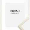 Ramme Edsbyn Løn 50x60 cm - Passepartout Hvid 14x18 inches