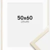 Ramme Edsbyn Løn 50x60 cm - Passepartout Hvid 40x50 cm