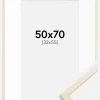 Ramme Edsbyn Løn 50x70 cm - Passepartout Hvid 33x56 cm