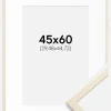 Ramme Edsbyn Løn 45x60 cm - Passepartout Hvid 12x18 inches