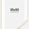 Ramme Edsbyn Løn 35x50 cm - Passepartout Hvid 11x17 inches