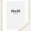 Ramme Edsbyn Løn 20x30 cm - Passepartout Hvid 15x22 cm