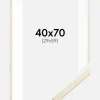 Ramme Edsbyn Løn 40x70 cm - Passepartout Hvid 30x60 cm