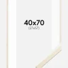 Ramme Edsbyn Løn 40x70 cm - Passepartout Hvid 28x58 cm