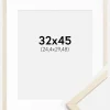 Ramme Edsbyn Løn 32x45 cm - Passepartout Hvid 10x12 inches