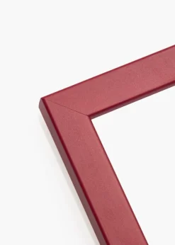 Ramme Edsbyn Rød 40x50 cm - Passepartout Hvid 29,7x42 cm (A3)