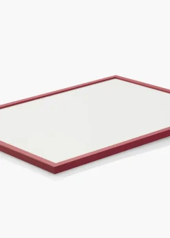 Ramme Edsbyn Rød 40x40 cm - Passepartout Sort 32x32 cm