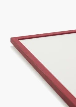 Ramme Edsbyn Rød 40x60 cm - Passepartout Hvid 32,9x48,3 cm (A3+)