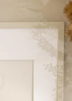 Ramme Edsbyn Sand 20x30 cm - Passepartout Hvid 10x20 cm