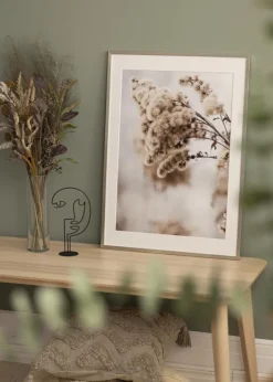 Ramme Edsbyn Sølv 24x30 cm - Passepartout Hvid 7x9 inches