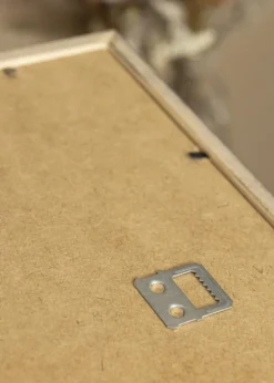 Ramme Edsbyn Sølv 35x50 cm - Passepartout Hvid 9x12 inches