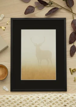 Ramme Edsbyn Sort 35x50 cm - Passepartout Sort 9x12 inches