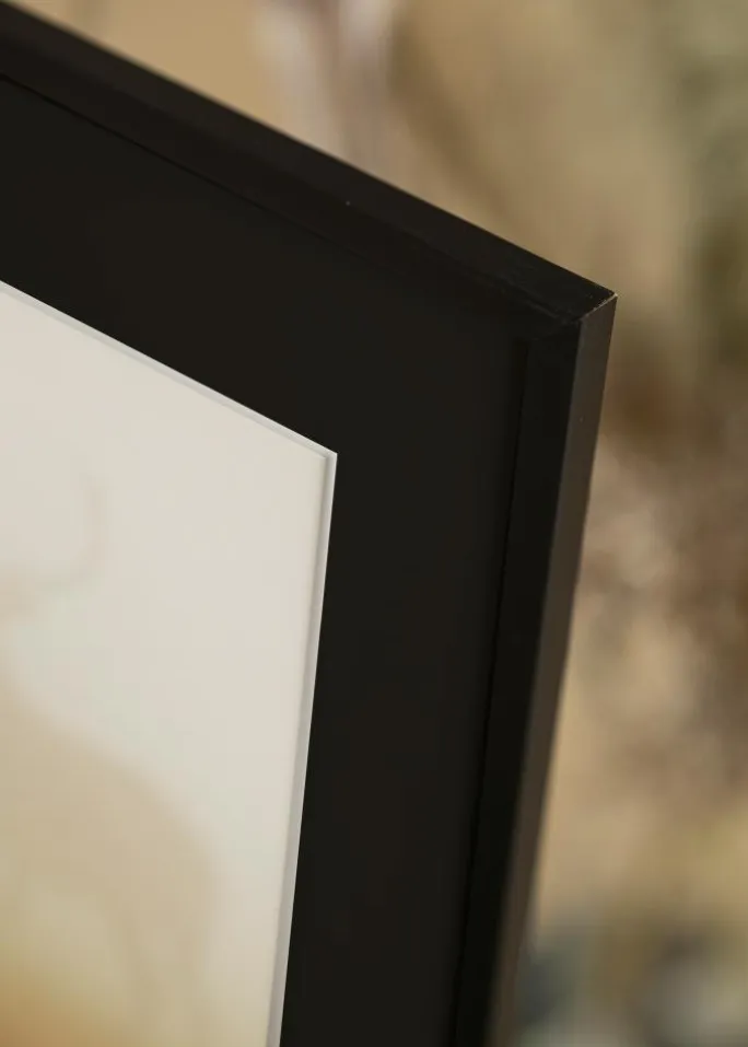 Ramme Edsbyn Sort 20x25 cm - Passepartout Sort 15x20 cm