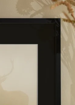 Ramme Edsbyn Sort 15x20 cm - Passepartout Sort 4x6 inches