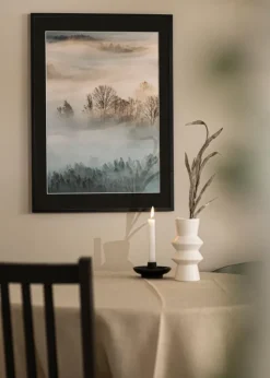 Ramme Edsbyn Sort 40x60 cm - Passepartout Sort 25x50 cm