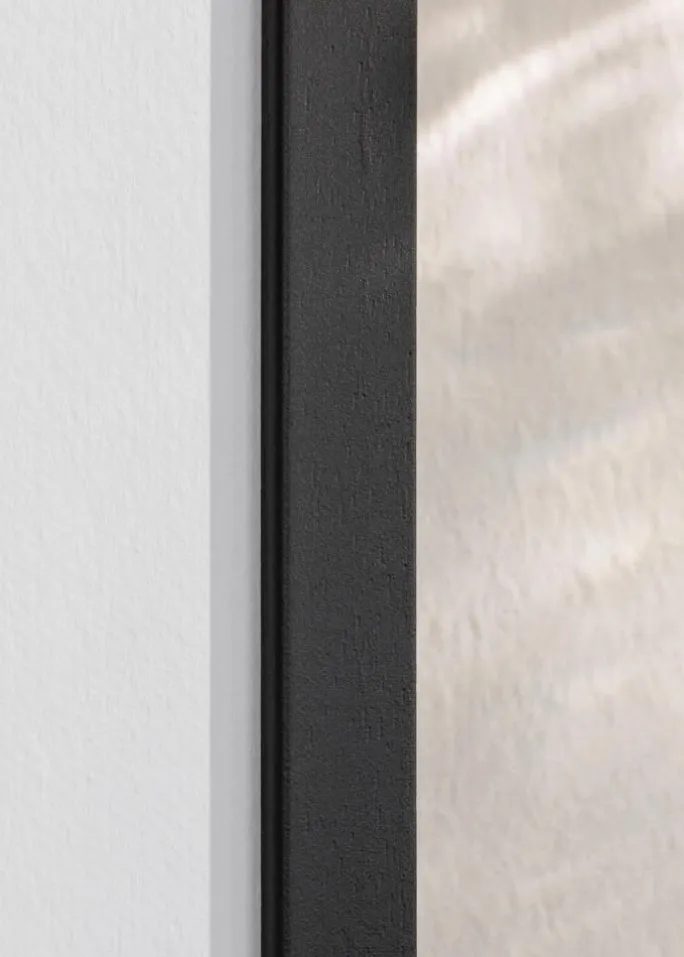 Ramme Edsbyn Sort 30x55 cm - Passepartout Hvid 20x45 cm