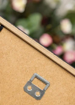 Ramme Edsbyn Sort 20x40 cm - Passepartout Hvid 10x30 cm