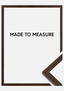 Ramme Edsbyn Valnød - Valgfri Størrelse (Plexiglas)