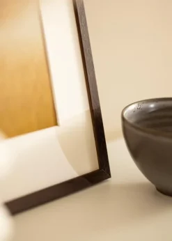 Ramme Edsbyn Valnød 20x30 cm - Passepartout Hvid 15x21 cm (A5)