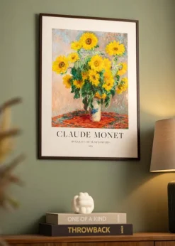 Ramme Edsbyn Valnød 28x35 cm - Passepartout Hvid 20x25 cm