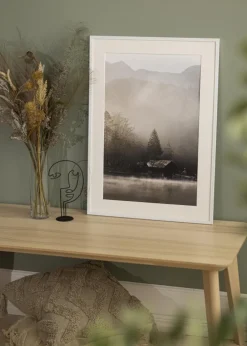 Ramme Edsbyn Warm White 50x60 cm - Passepartout Hvid 40x50 cm