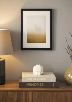 Ramme Elegant Sort - Valgfri Størrelse (Plexiglas)