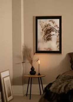 Ramme E-Line Eg 50x70 cm - Passepartout Sort 33x56 cm