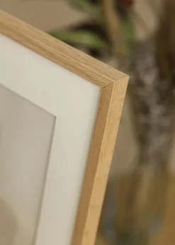 Ramme E-Line Eg 40x50 cm - Passepartout Hvid 27x35 cm